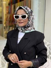 İMANNOOR TWİLL İPEK EŞARP ÇİFT TARAFLI
