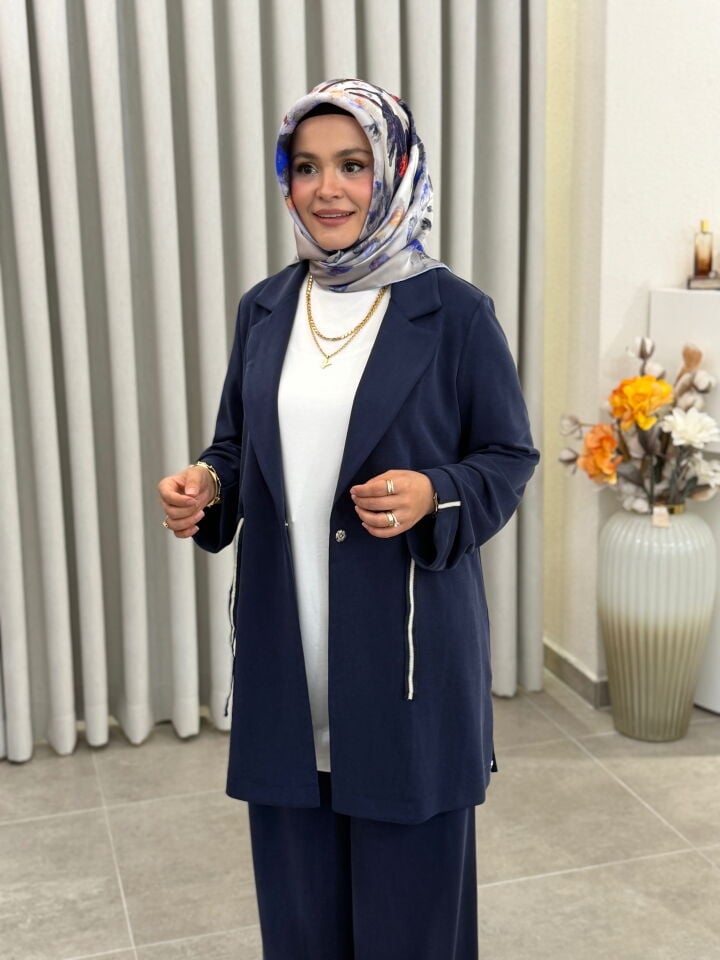 AVENNA OYSHO CEKETLİ PANTALONLU TAKIM LACİVERT