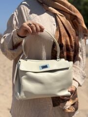 LEVİDOR İTHAL DERİ ÇANTA BEJ