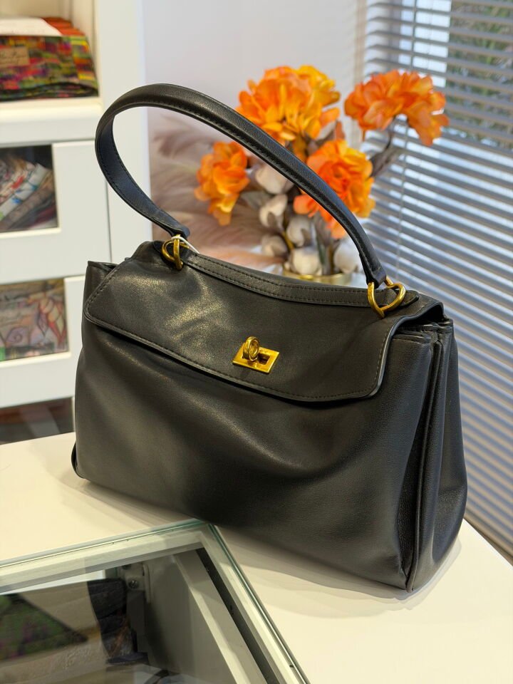 LEVİDOR İTHAL DERİ ÇANTA SİYAH