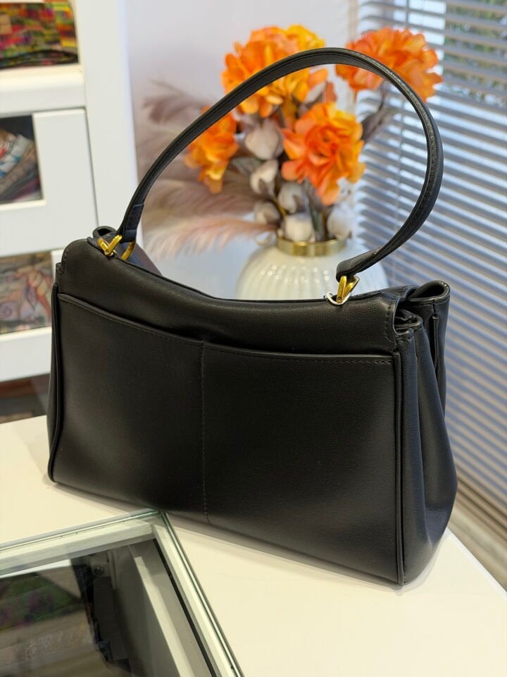 LEVİDOR İTHAL DERİ ÇANTA SİYAH