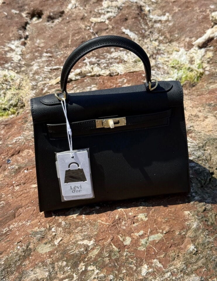 LEVİDOR İTHAL DERİ ÇANTA SİYAH