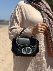 LEVİDOR İTHAL DERİ ÇANTA SİYAH