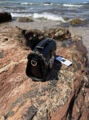 LEVİDOR İTHAL DERİ ÇANTA SİYAH