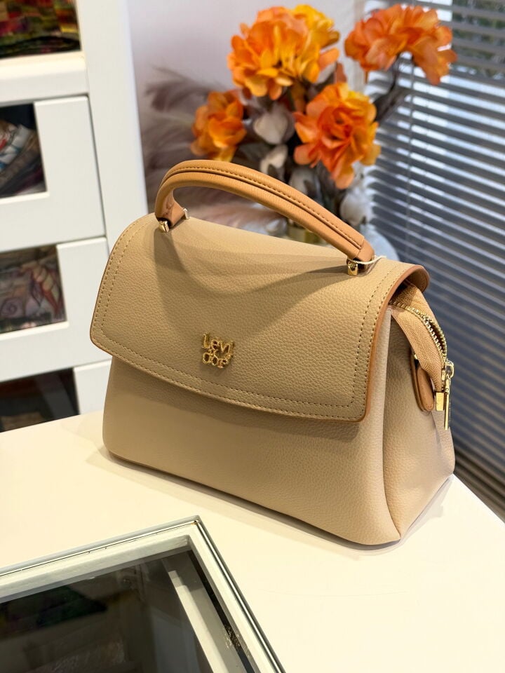 LEVİDOR İTHAL DERİ ÇANTA VİZON