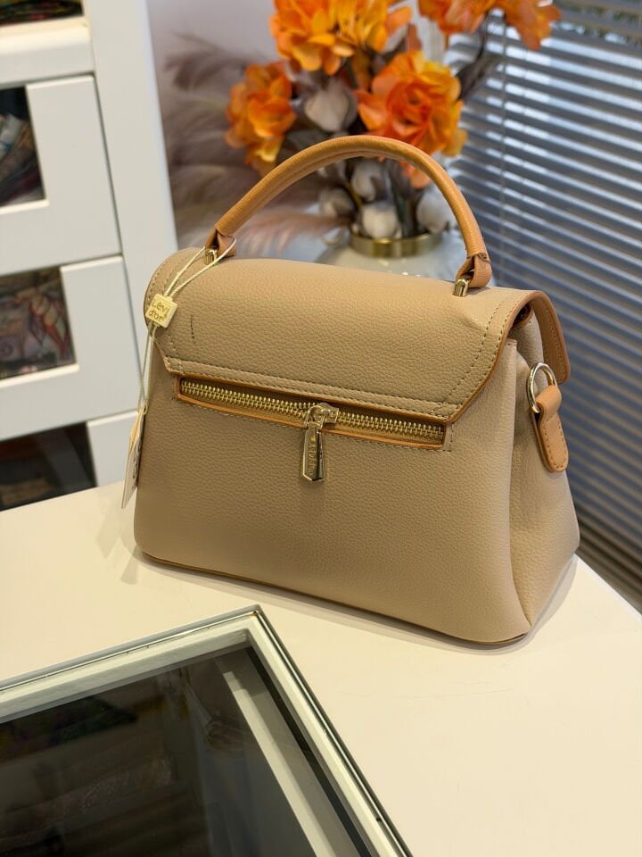 LEVİDOR İTHAL DERİ ÇANTA VİZON