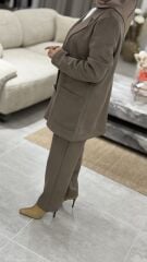 TIĞ TRİKO TRİKO YAKA SÜET TAKIM