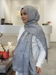 ARMANDA JAKAR ŞAL SİS GRİ