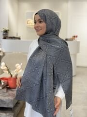 ARMANDA JAKAR ŞAL GRİ FÜME