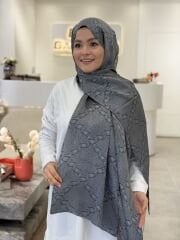 ARMANDA JAKAR ŞAL GRİ FÜME