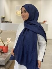 ARMANDA JAKAR ŞAL LACİVERT