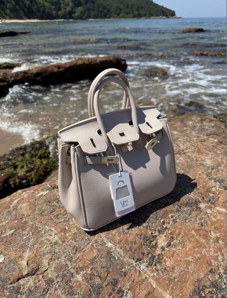 LEVİDOR İTHAL DERİ ÇANTA VİZON