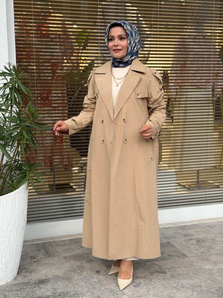 ARMİNE TRENÇKOT BEJ