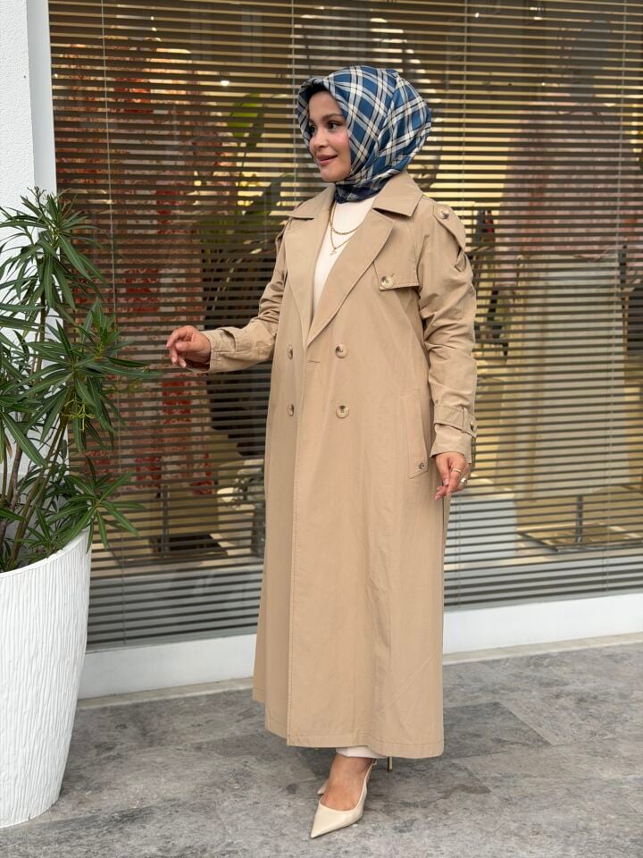 ARMİNE TRENÇKOT BEJ