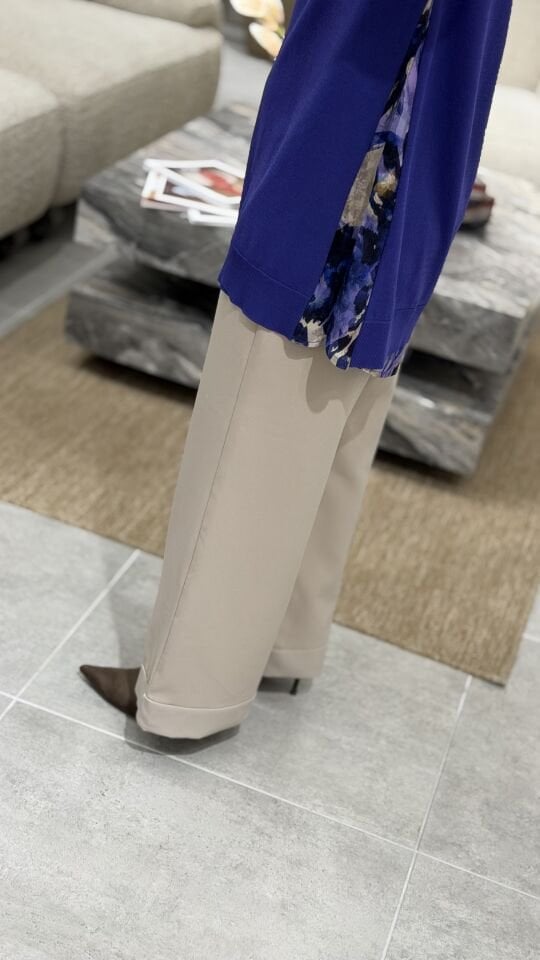 ARMİNE TREND DOUBLE KREP PANTOLON BEJ