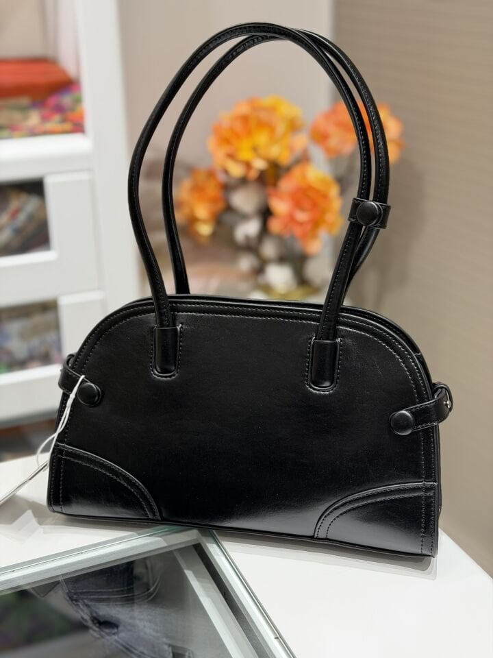 LEVİDOR İTHAL DERİ ÇANTA SİYAH