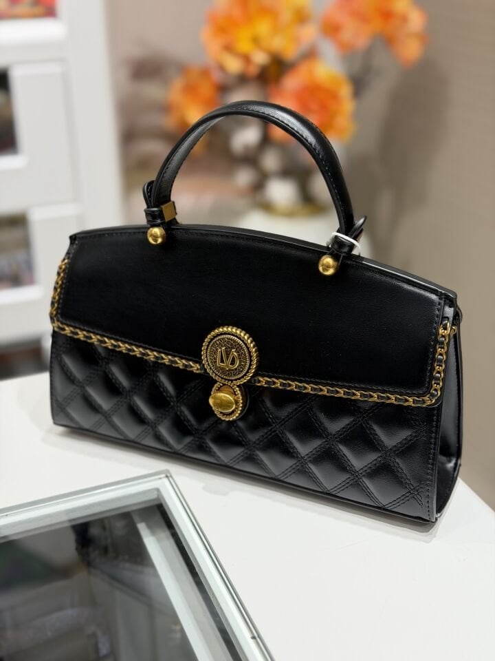 LEVİDOR İTHAL DERİ ÇANTA SİYAH