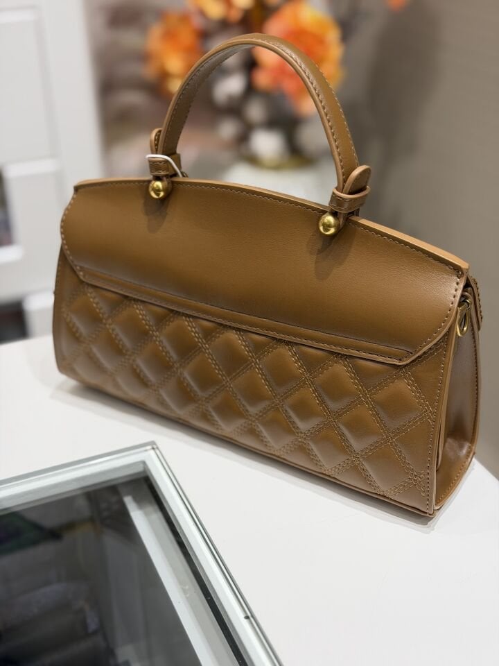 LEVİDOR İTHAL DERİ ÇANTA CAMEL