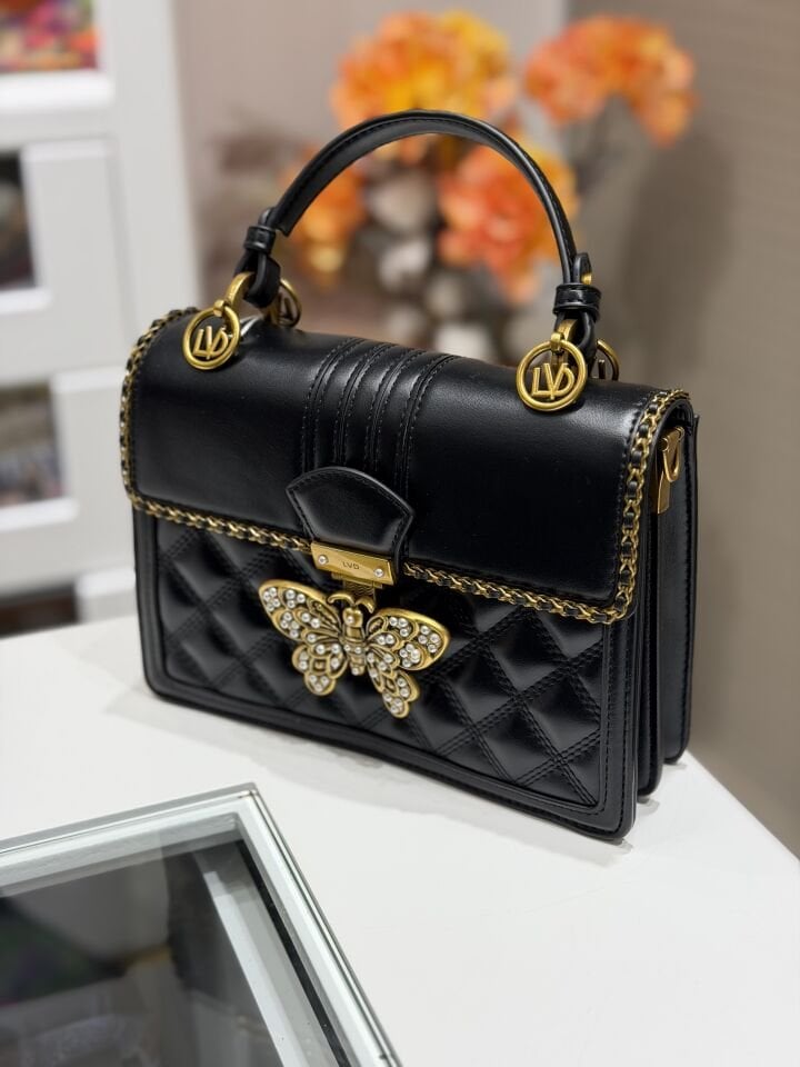 LEVİDOR İTHAL DERİ ÇANTA SİYAH