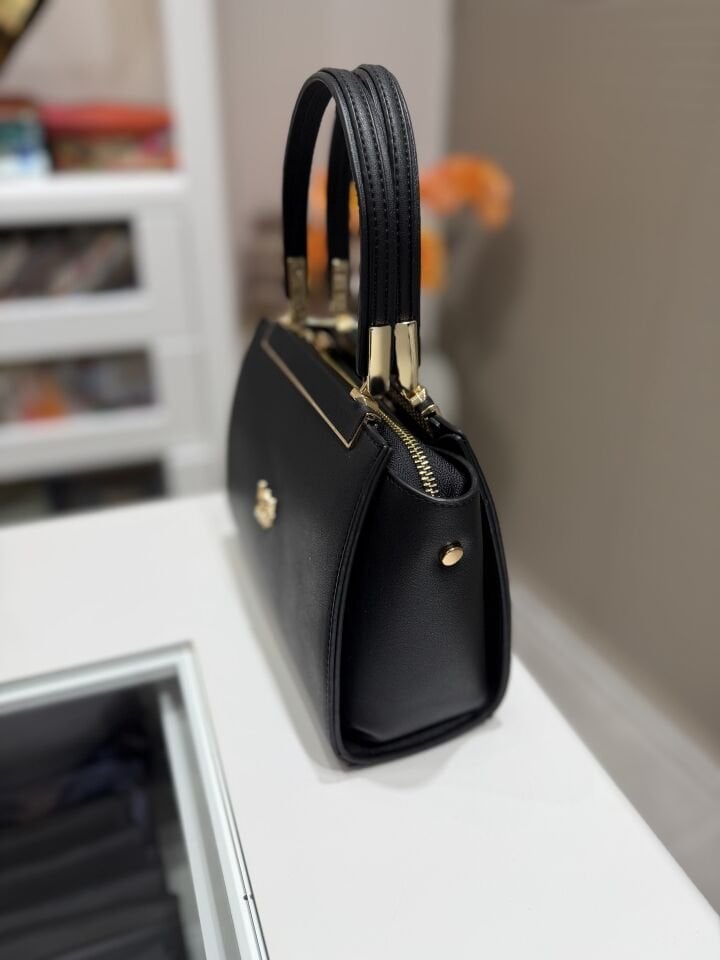 LEVİDOR İTHAL DERİ ÇANTA SİYAH