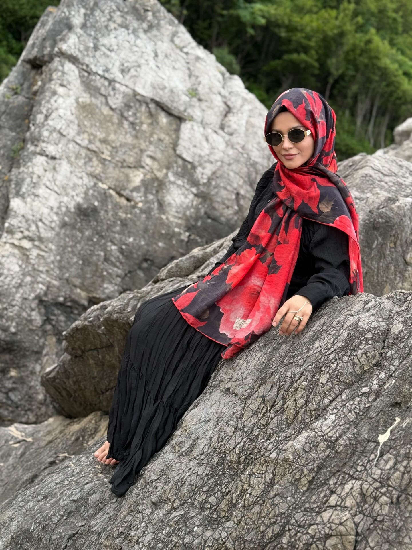 LA BOUTİQUE YAZ SERİNLİĞİ ŞAL 70X190