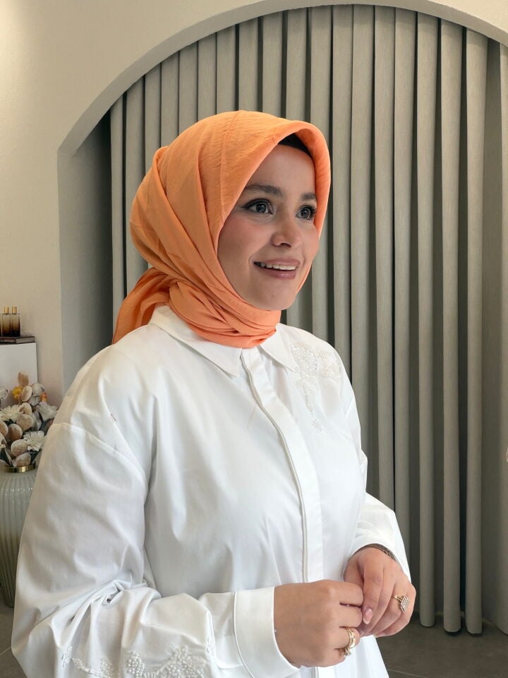 BENETTON VİSCON DÜZ EŞARP KAVUNİÇİ