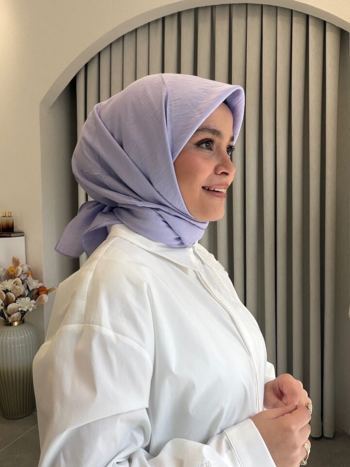 BENETTON VİSCON DÜZ EŞARP LAVANTA