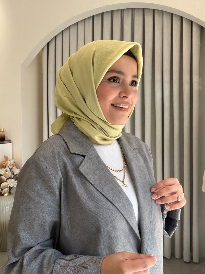 BENETTON VİSCON DÜZ EŞARP TEREYAĞ