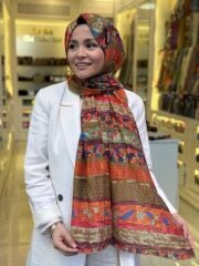 LA BOUTİQUE YAZ SERİNLİĞİ ŞAL 70X190