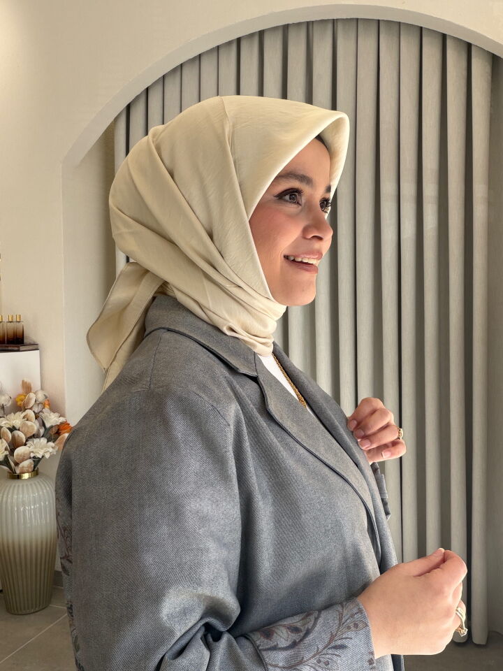 BENETTON VİSCON DÜZ EŞARP İNCİ