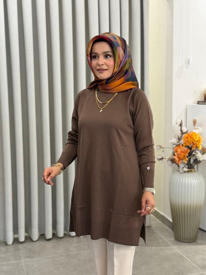 ARMİNE TREND MERSERİZE TUNİK MOCHA