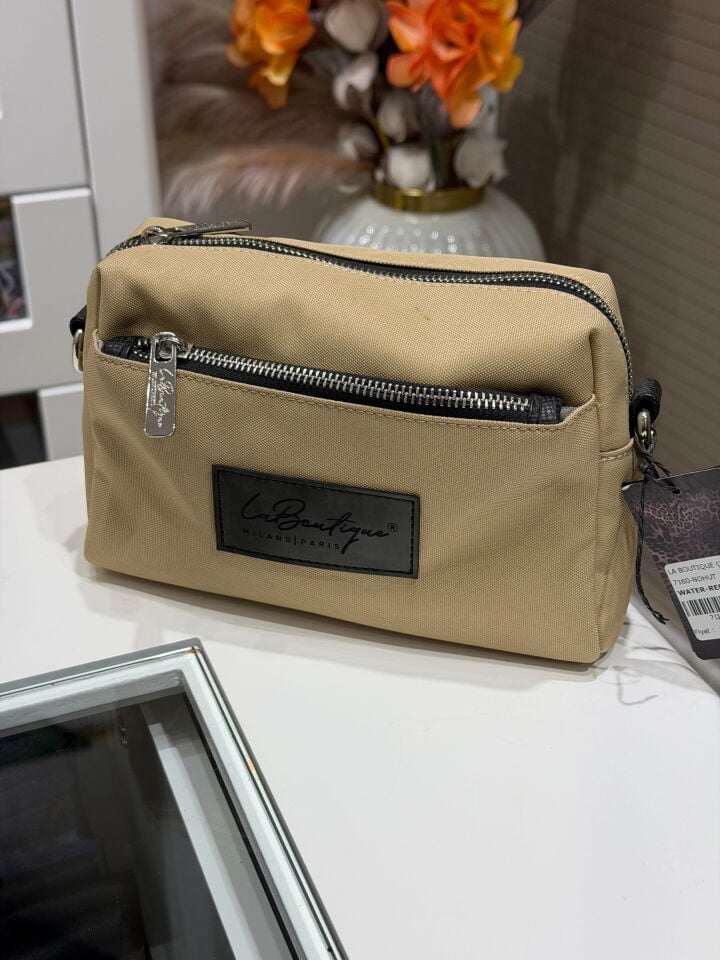 LA BOUTİQUE SU GEÇİRMEZ KUMAŞ NOHUT ÇANTA