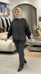 YAQA PREMİUM TRİKO ÜÇLÜ TAKIM SİYAH