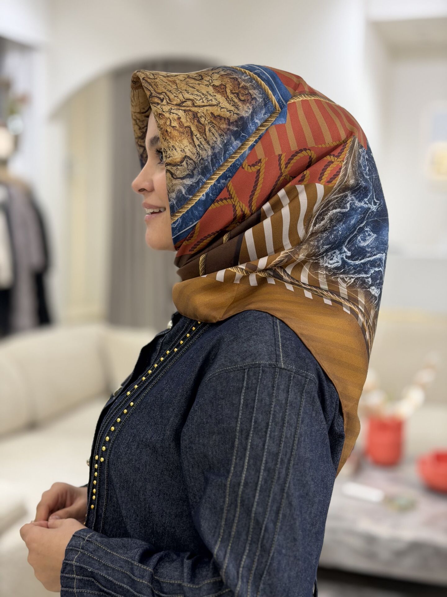 LA BOUTİQUE SURA İPEK EŞARP