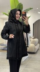 ESRA DAĞLIOĞLU ÜÇLÜ TAKIM SİYAH