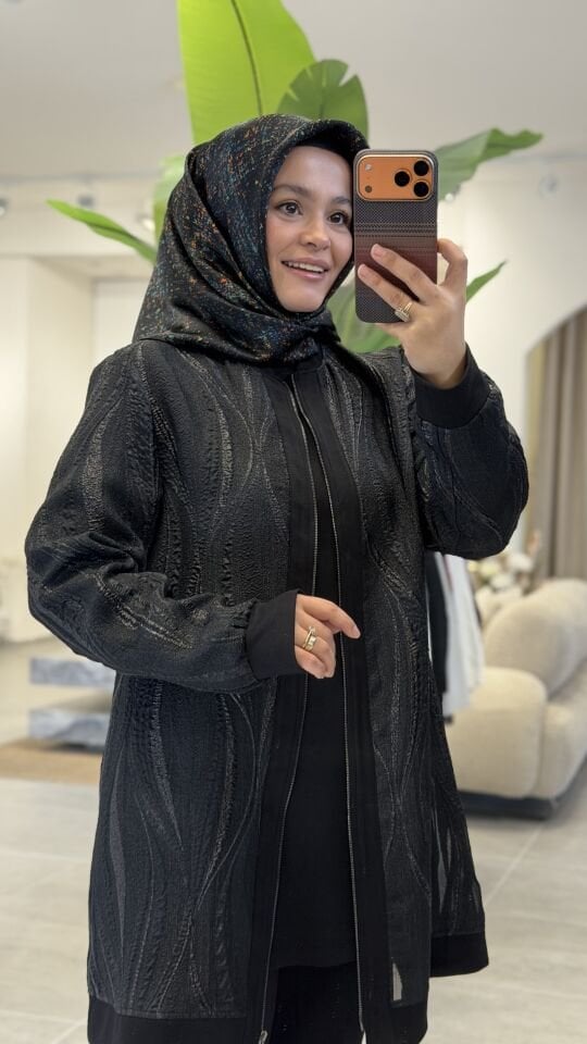 ESRA DAĞLIOĞLU ÜÇLÜ TAKIM SİYAH