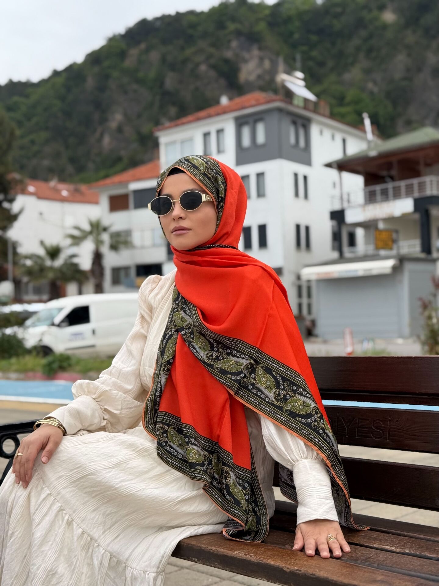 YAKAMOZ FLOŞ ŞAL 75X190