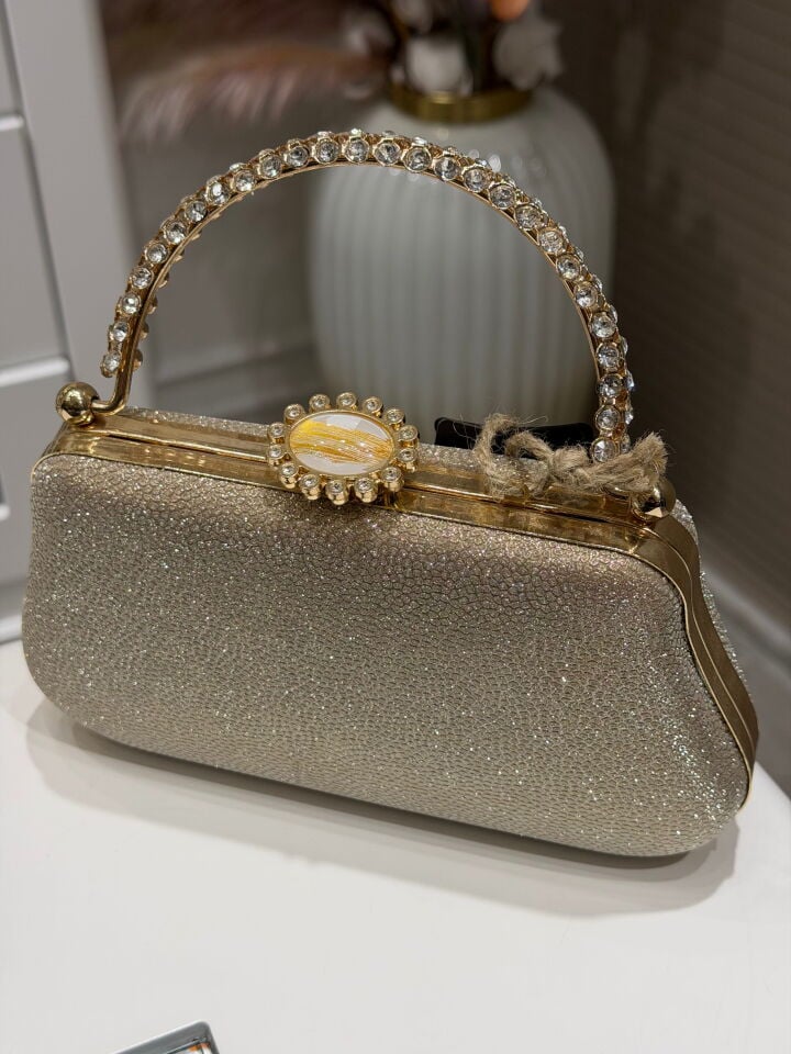 LA BOUTİQUE ABİYE ÇANTA GOLD