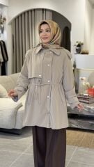 ESRA DAĞLIOĞLU TRENÇKOT VİZON