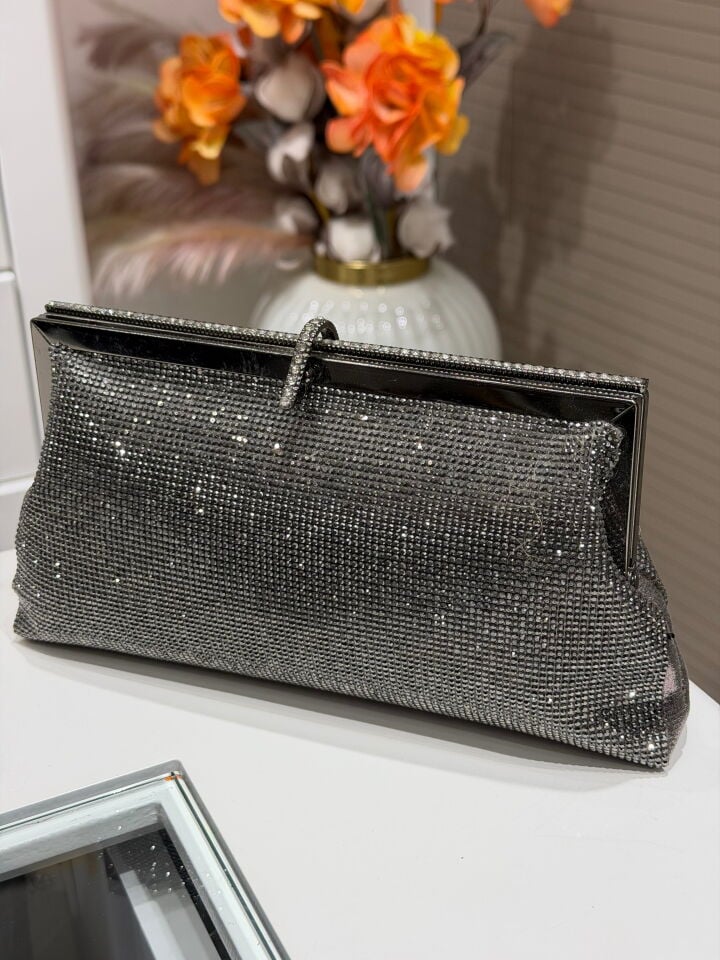 LA BOUTİQUE ABİYE ÇANTA ANTRASİT