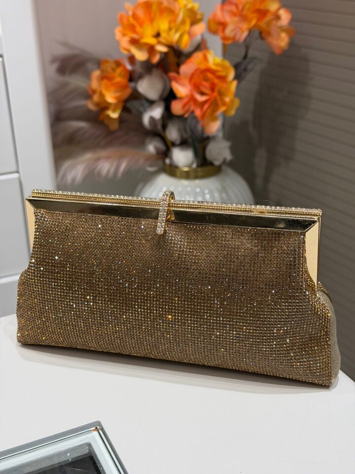 LA BOUTİQUE ABİYE ÇANTA GOLD