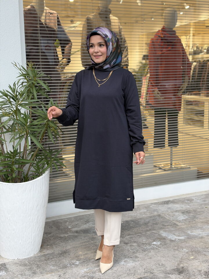 AYŞE AKAY TUNİK LACİVERT