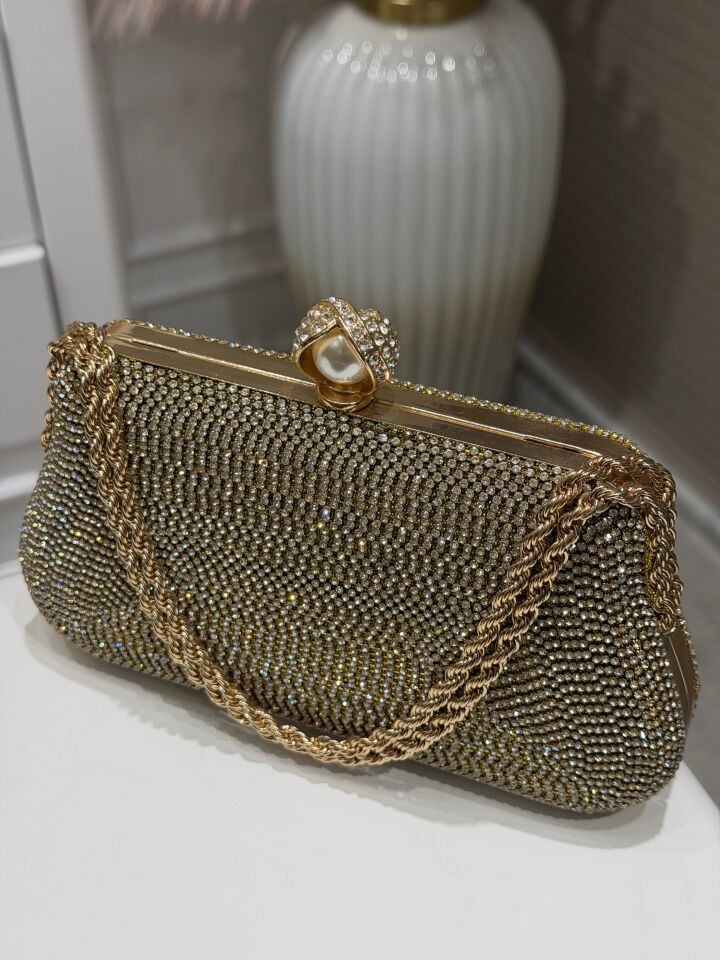 LA BOUTİQUE ABİYE ÇANTA GOLD