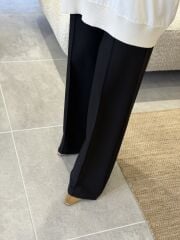 YAQA ÇELİK ÖRME PANTOLON SİYAH