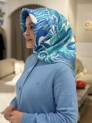 İMANNOOR TWİLL İPEK EŞARP