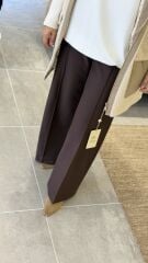 YAQA ÇELİK ÖRME PANTOLON KAHVE