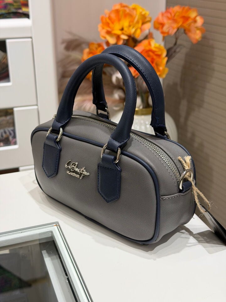 LA BOUTİQUE ÇANTA GRİ/LACİVERT