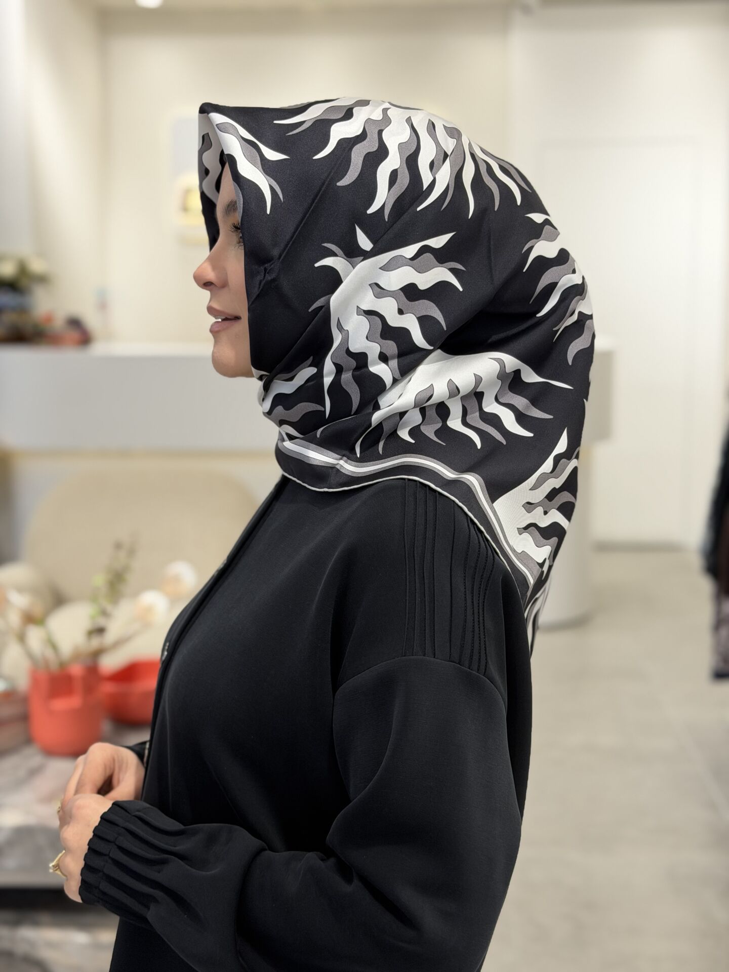 İMANNOOR TWİLL İPEK EŞARP