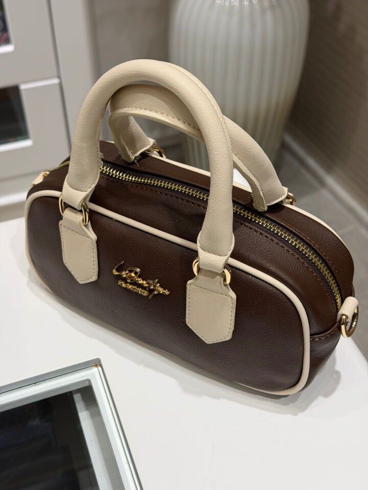 LA BOUTİQUE ÇANTA KAHVE/KREM