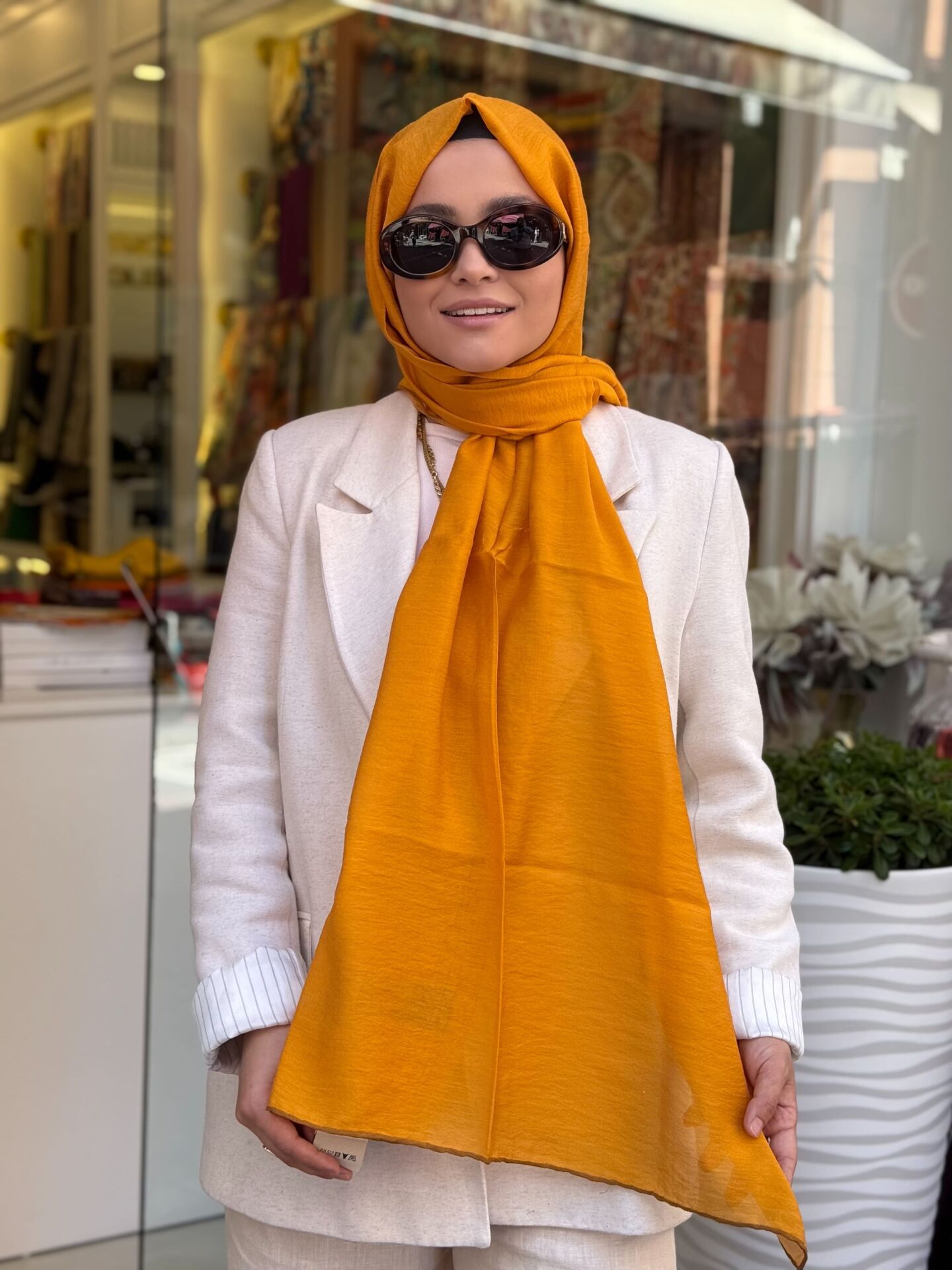 LA BOUTİQUE YAZ SERİNLİĞİ ŞAL 70X190